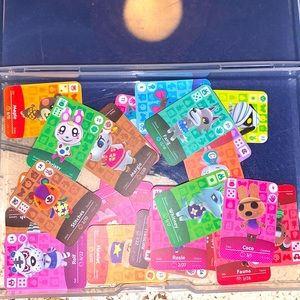 24 animal crossing amiibo cards never used (small cards)